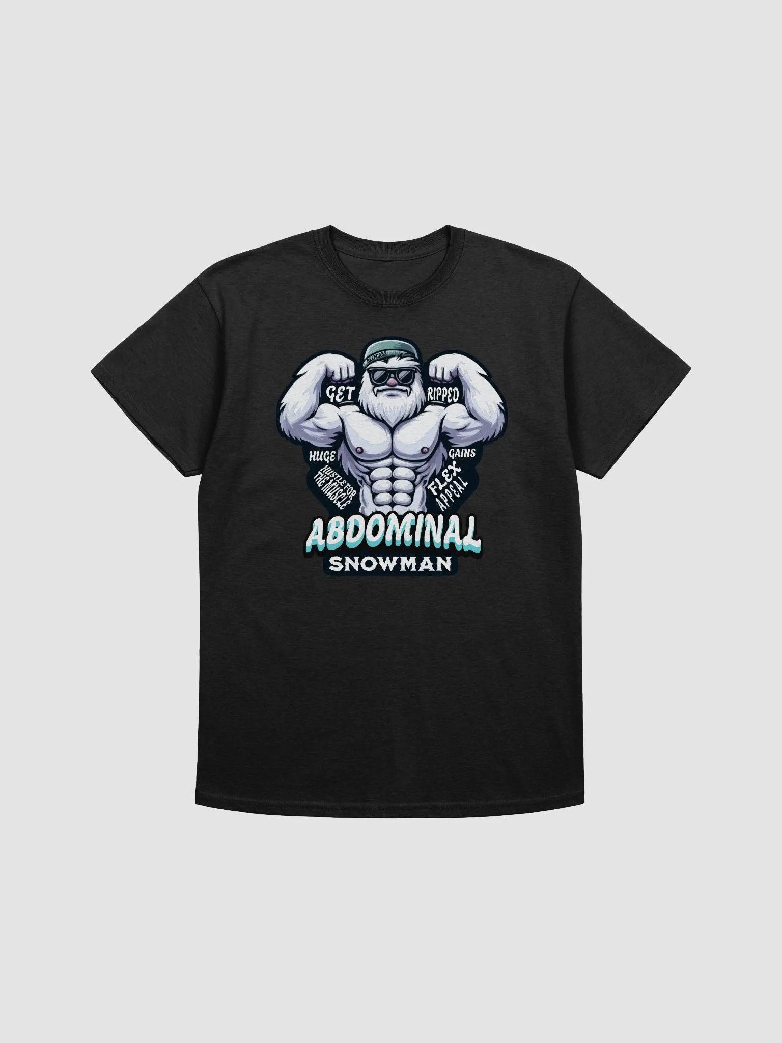 Abdominal Snowman Tee: Chill Vibes, Huge Gains! product image (1)