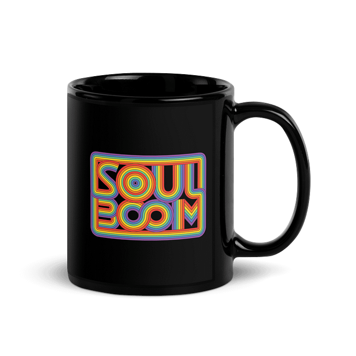 Rainbow Logo Mug - Black product image (2)