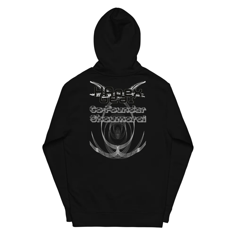 Midweight Hoodie - Embroidered - Co Founder Shaumarai - Black HApex Gear Black Logo product image (6)