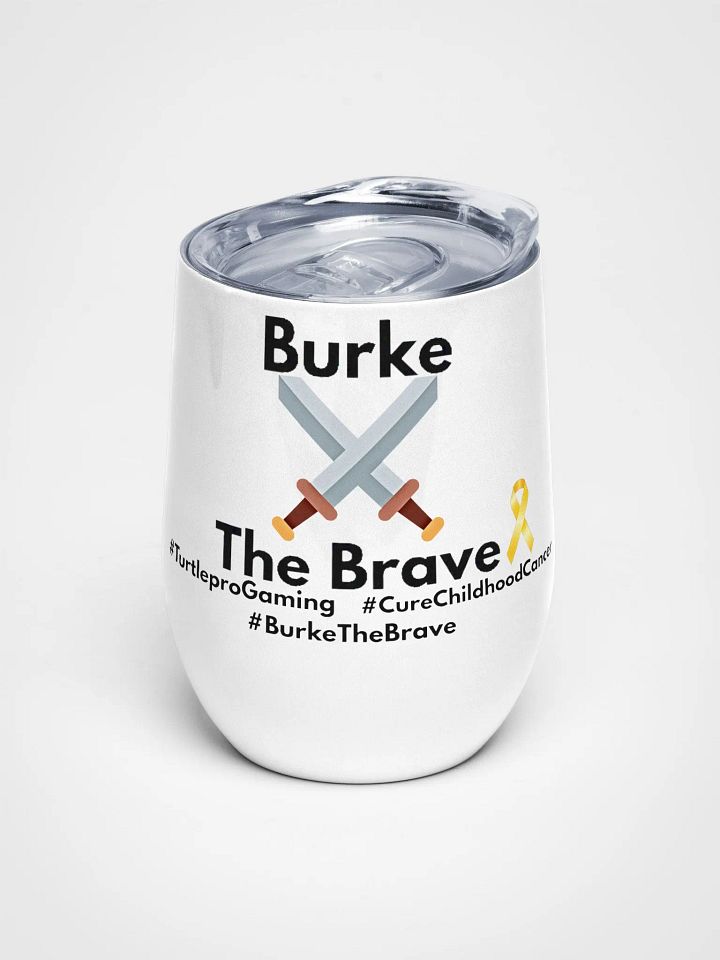 Burke The Brave wine tumbler product image (1)