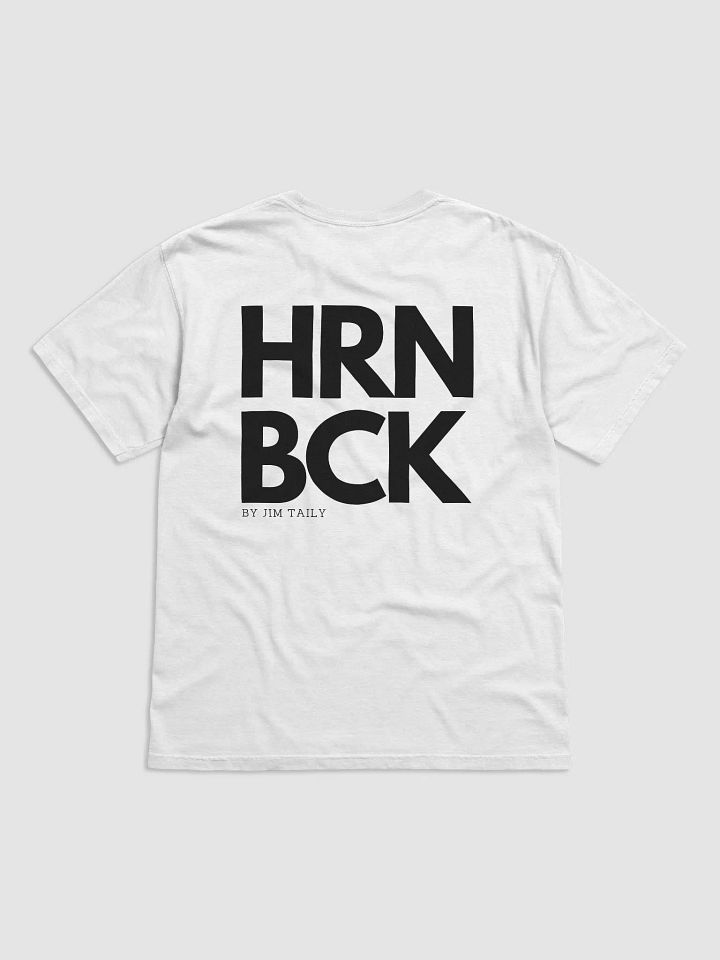 HRNBCK T-SHIRT – Original White Edition (print) product image (1)