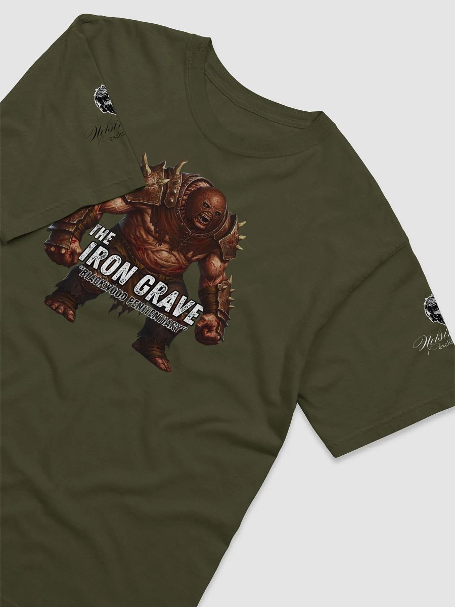 The Iron Grave - Blackwood Penitentiary - The Juggernaut - White Logo T-Shirt product image (39)