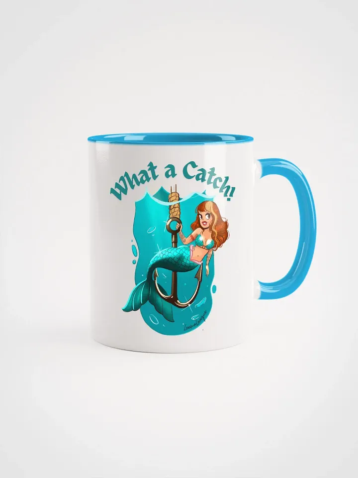 What a catch mermaid mug product image (1)