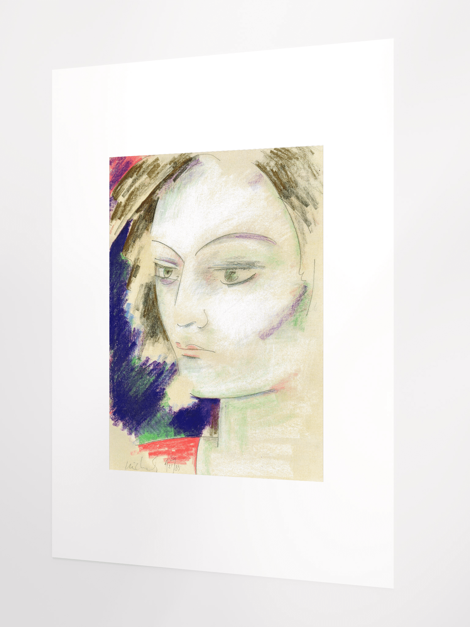 Portait of a Woman 04.27.89 print product image (3)