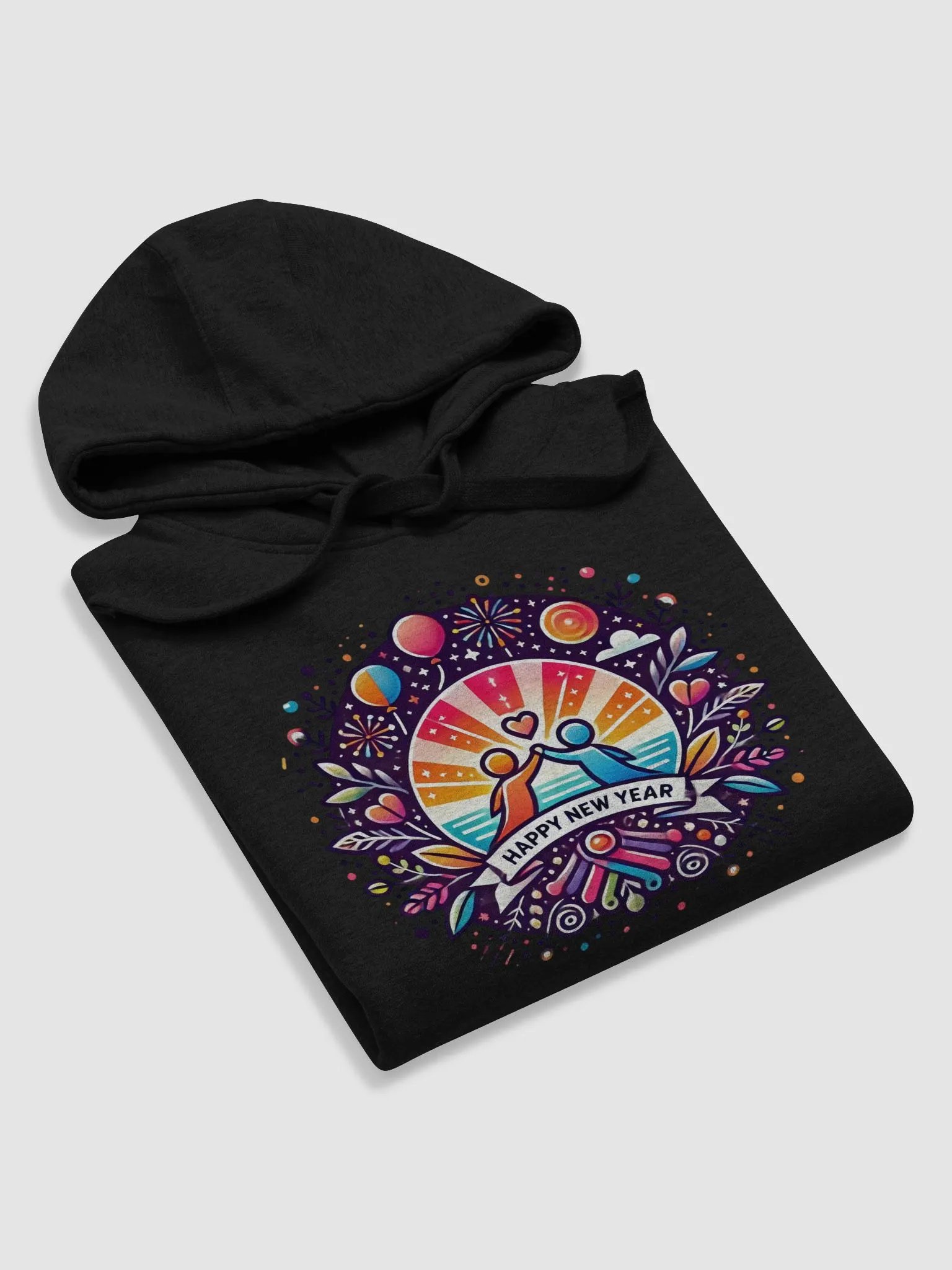 Festive New Year Love Premium Hoodie product image (45)