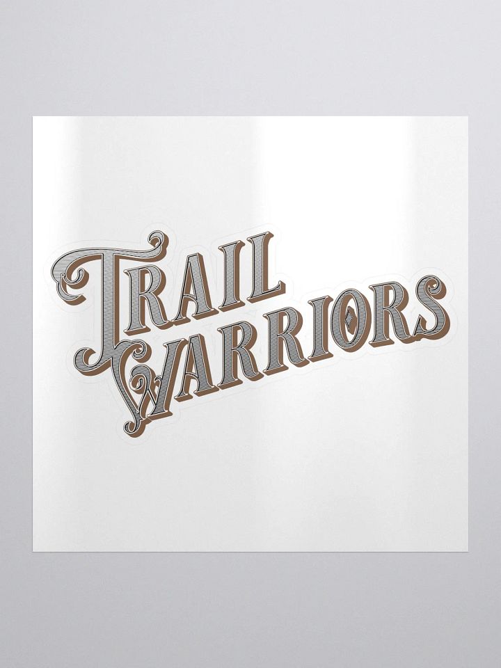 Brown w/ Gradient Classic Trail Warriors Emblem Sticker product image (1)