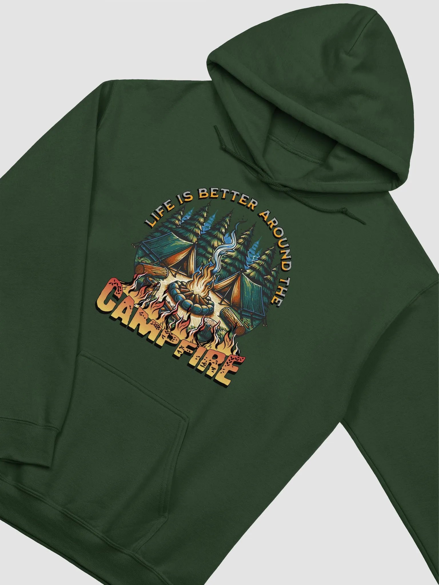 Life Is Better Around The Campfire Vibes Classic Hoodie product image (8)