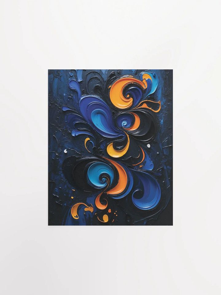 Ethereal Swirls Matte Poster product image (5)