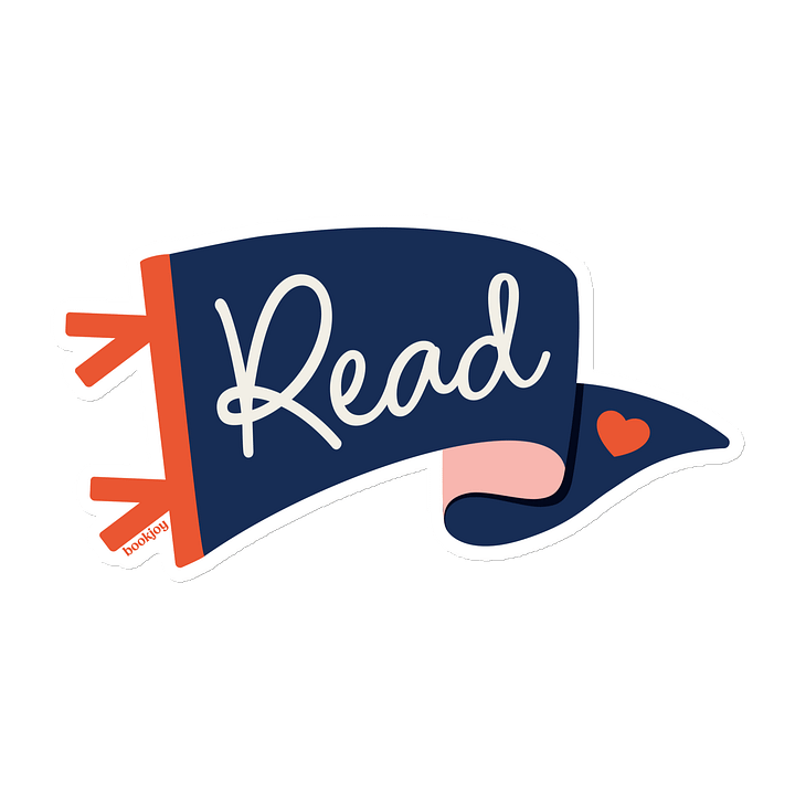 Go Team...Read! Blue Pennant Magnet product image (2)