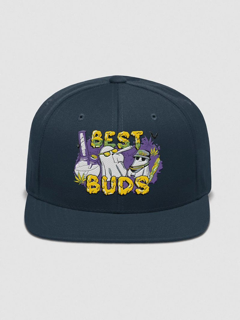Ghoulish Best Buds Cannabis Snapback Cap
