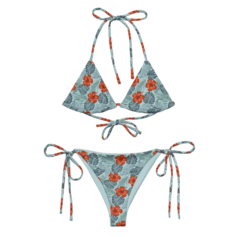 Palm Paradise | Recycled String Bikini product image (10)