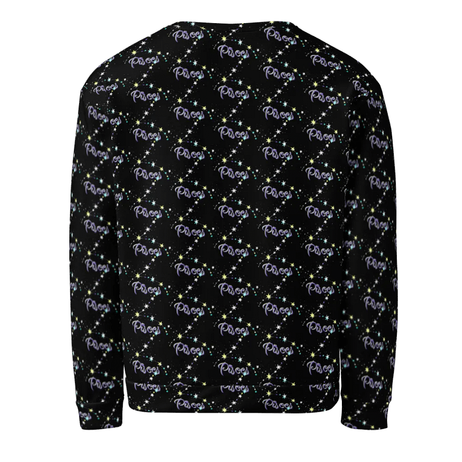 Pisces, Constellation, Black Sweatshirt product image (2)