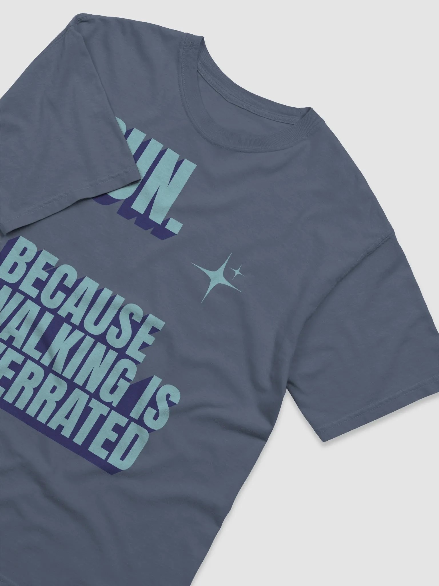 Bold Blue Motivation Tee product image (21)
