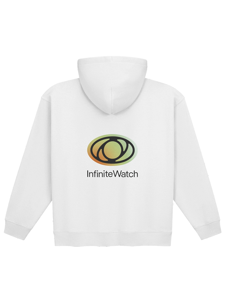 InfiniteWatch White Hoddie product image (2)