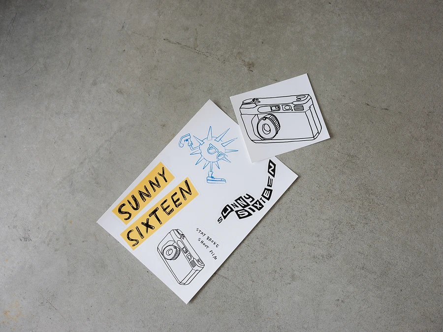 Sunny Sixteen Sticker Pack product image (2)