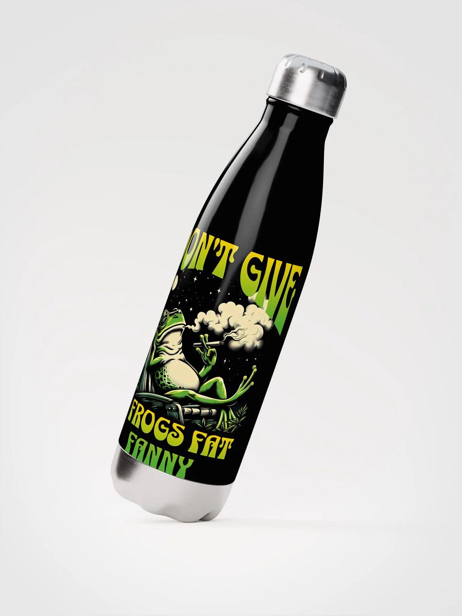 I Don't Give A Frogs Fat Fanny Steel Bottle product image (2)