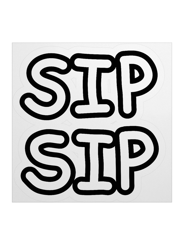 SIPSIP Sticker (Colorless) product image (1)