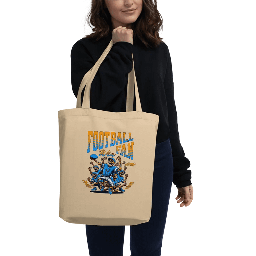 Football Fan Skeletons Frenzy Tote Bag product image (2)
