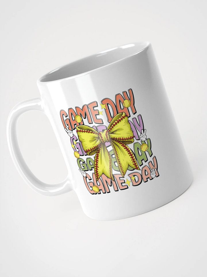 Game Day Bow Softball Celebration Mug product image (2)