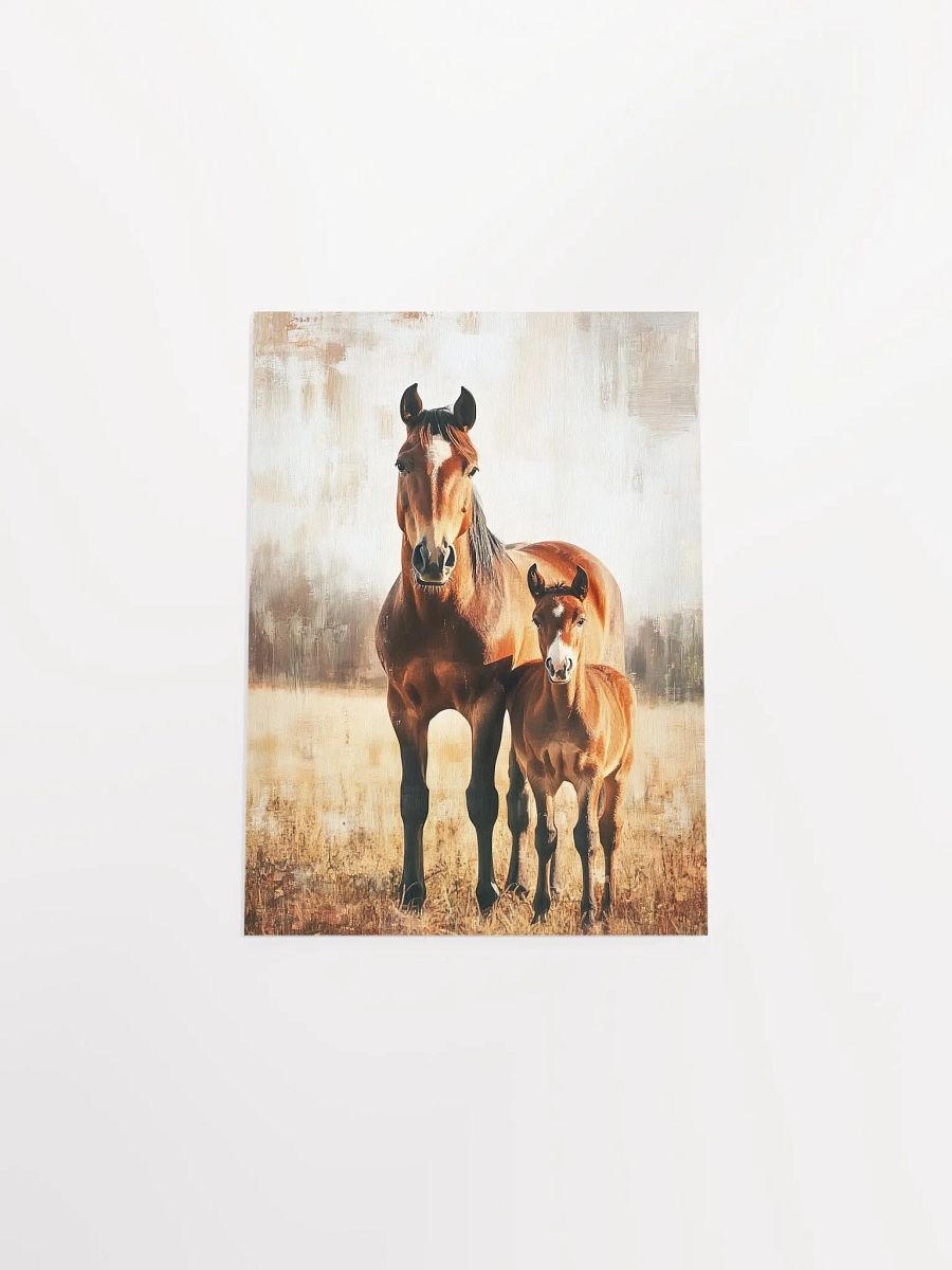 Tender Moments - Rustic Farmhouse Mother & Foal Art product image (32)