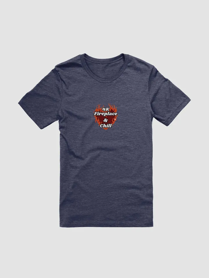 Flaming Heart - 4K Fireplace & Chill | Tee product image (1)