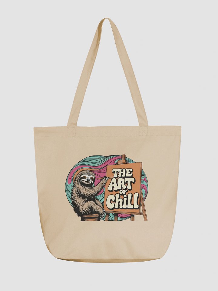 Chill Sloth Eco-Friendly Tote Bag product image (1)