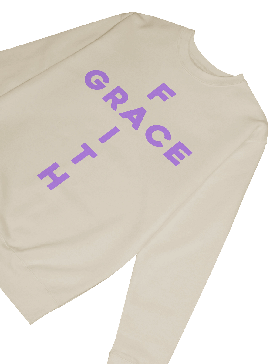 By Grace Through Faith Cross Sweatshirt product image (37)
