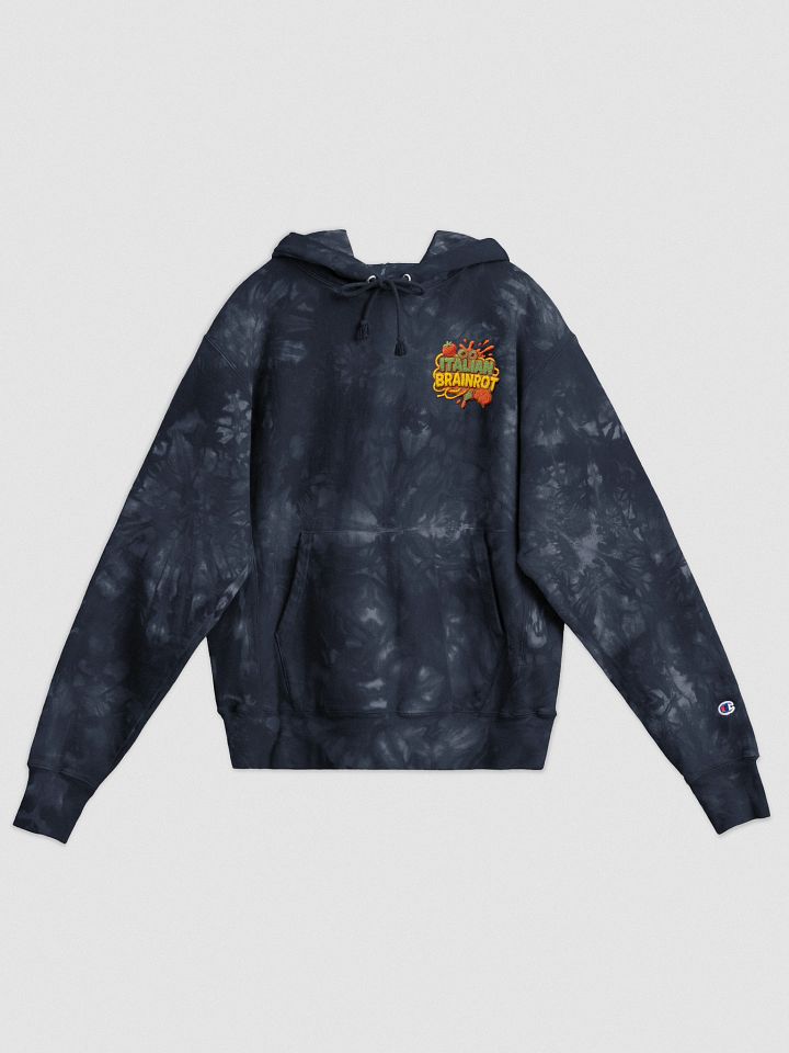 🧠 Italian Brainrot Logo Champion Tie-Dye Hoodie 🇮🇹 product image (3)