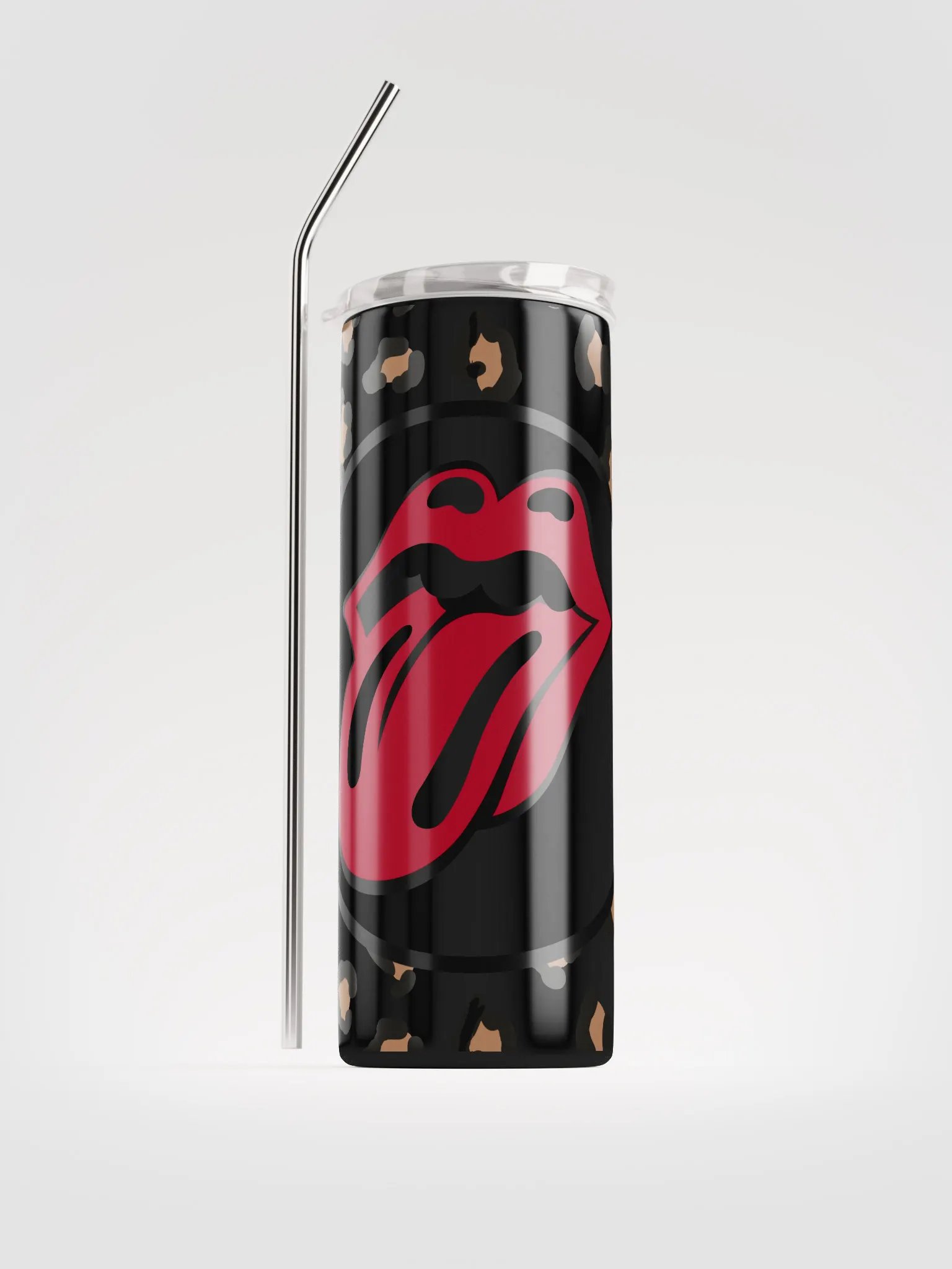 Rock Legends Collection - Leopard and Tongue Design 20 oz Tumbler - Inspired by Rock Legend Aesthetics product image (1)