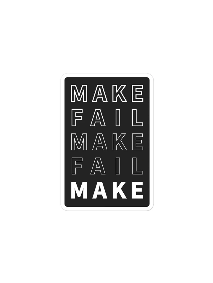 Make Fail Sticker product image (2)