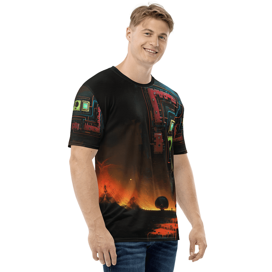 Circuit Cityscape All-Over Print T-Shirt product image (3)