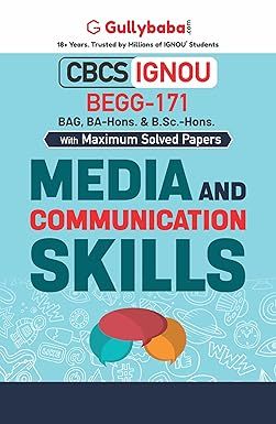 IGNOU BEGG-171 Media and Communication Skills product image (1)