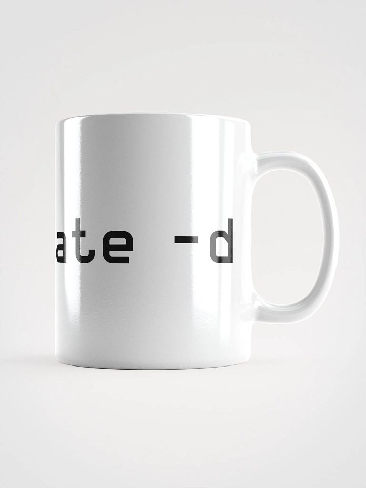 caffeinate -d mug - 100% ceramic product image (1)
