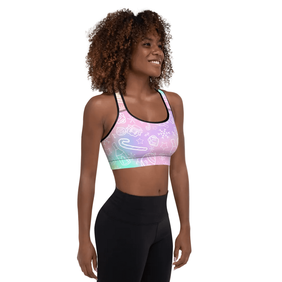 Limited Edition Christmas Tie Die Sports Bra product image (9)