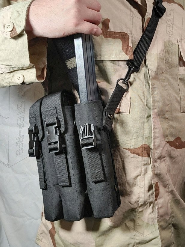 *Made to order* P90 Triple Pouch, Black product image (2)