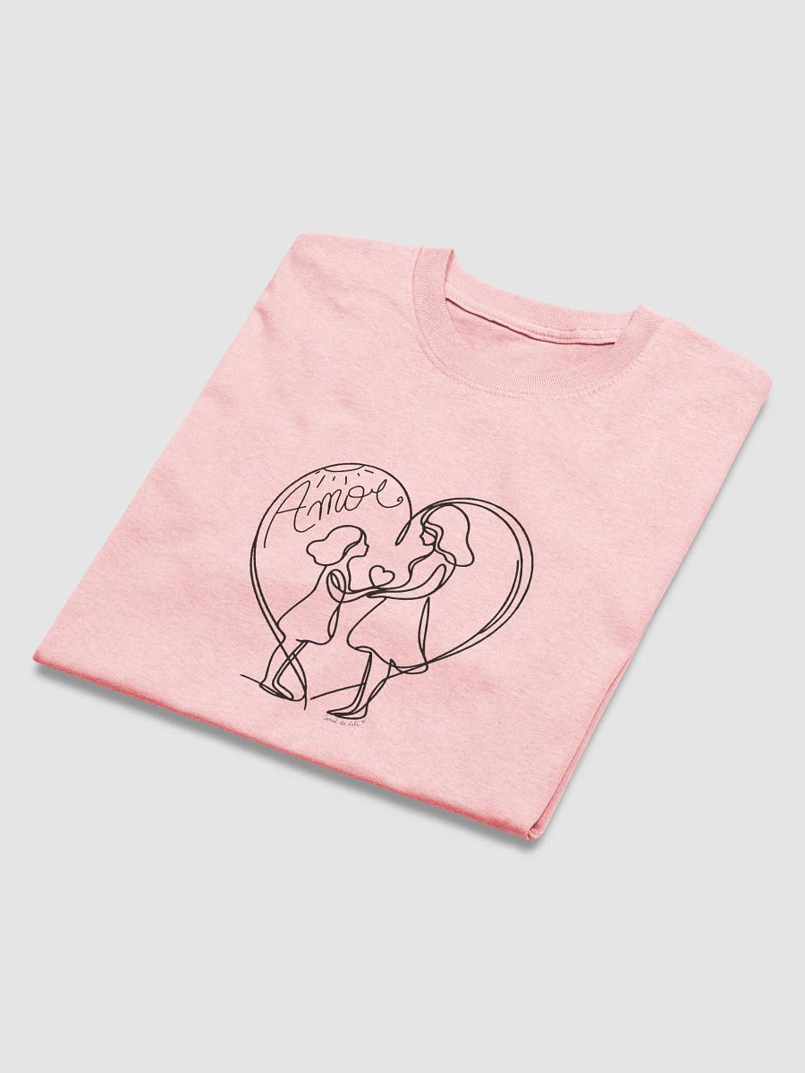 Amo Você - Camiseta de Malha Pesada Unissex Adulto - Fabi & Lelê product image (3)