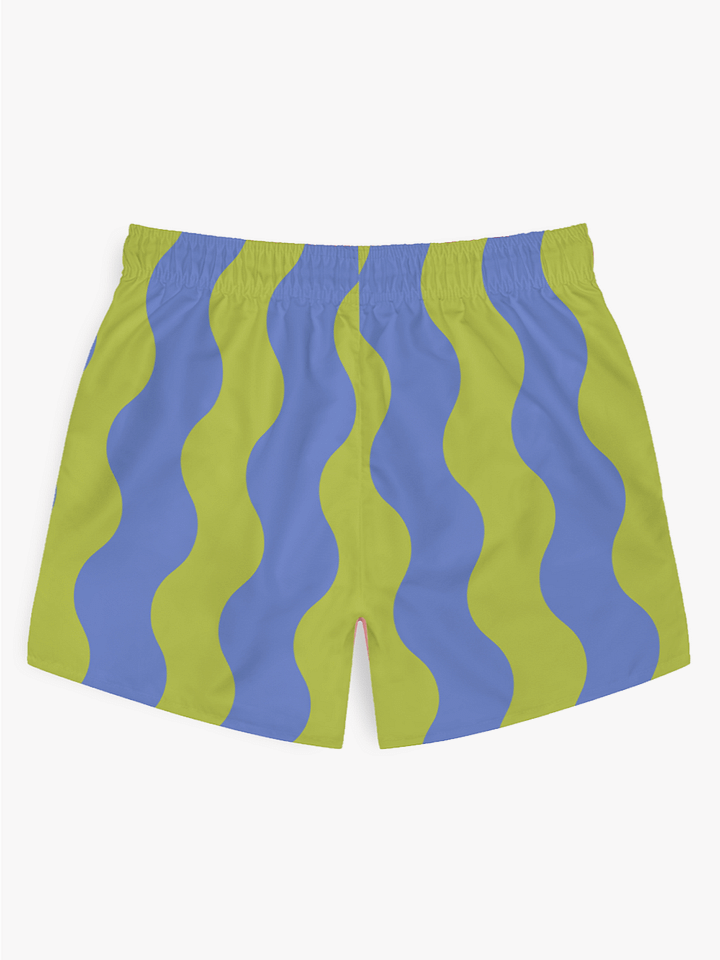 Retro Surf Striped Waves – Swim Trunks product image (2)