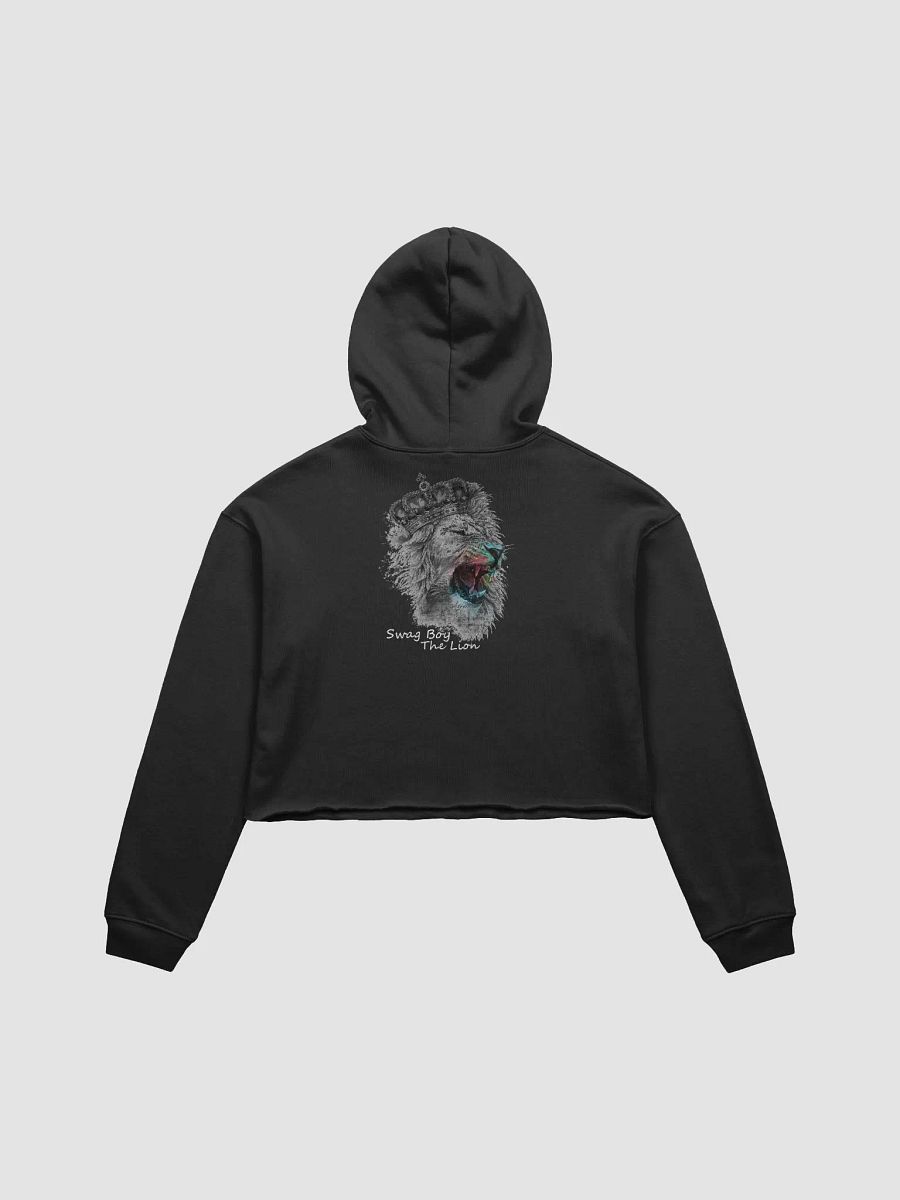 Sudadera con capucha corta de forro polar Bella+Canvas - Para damas - The Lion product image (6)