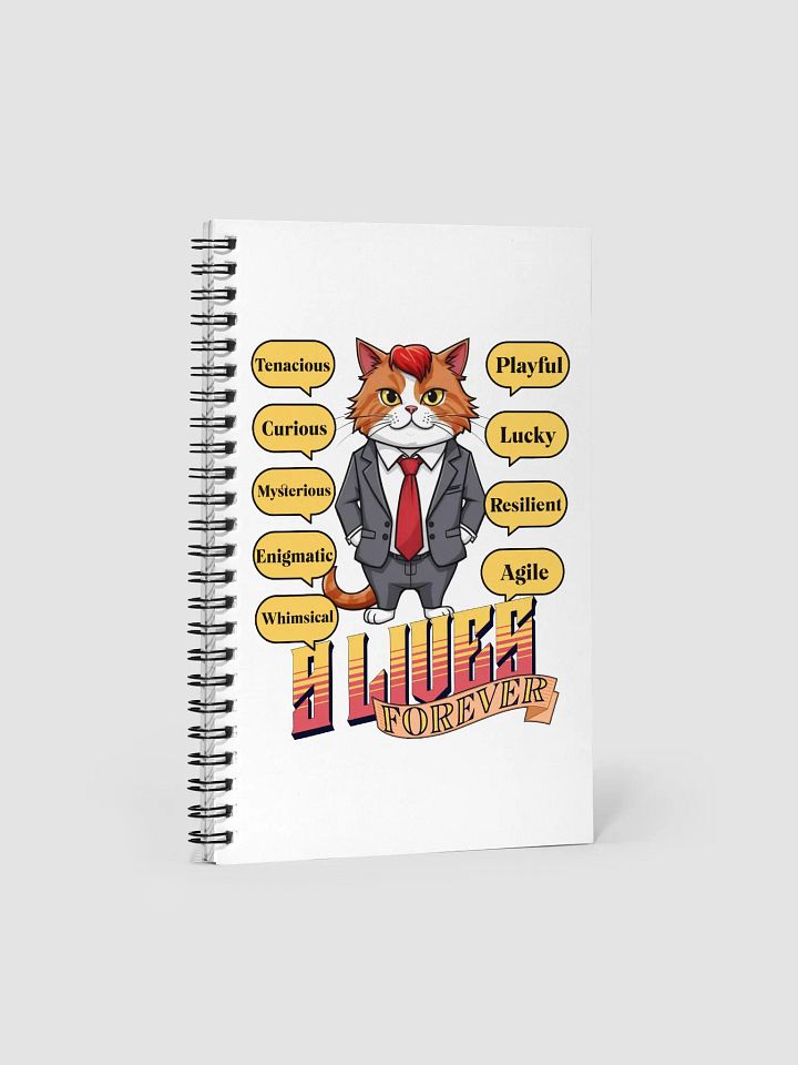 9 Lives Forever Notebook: The Feline Manifesto product image (1)