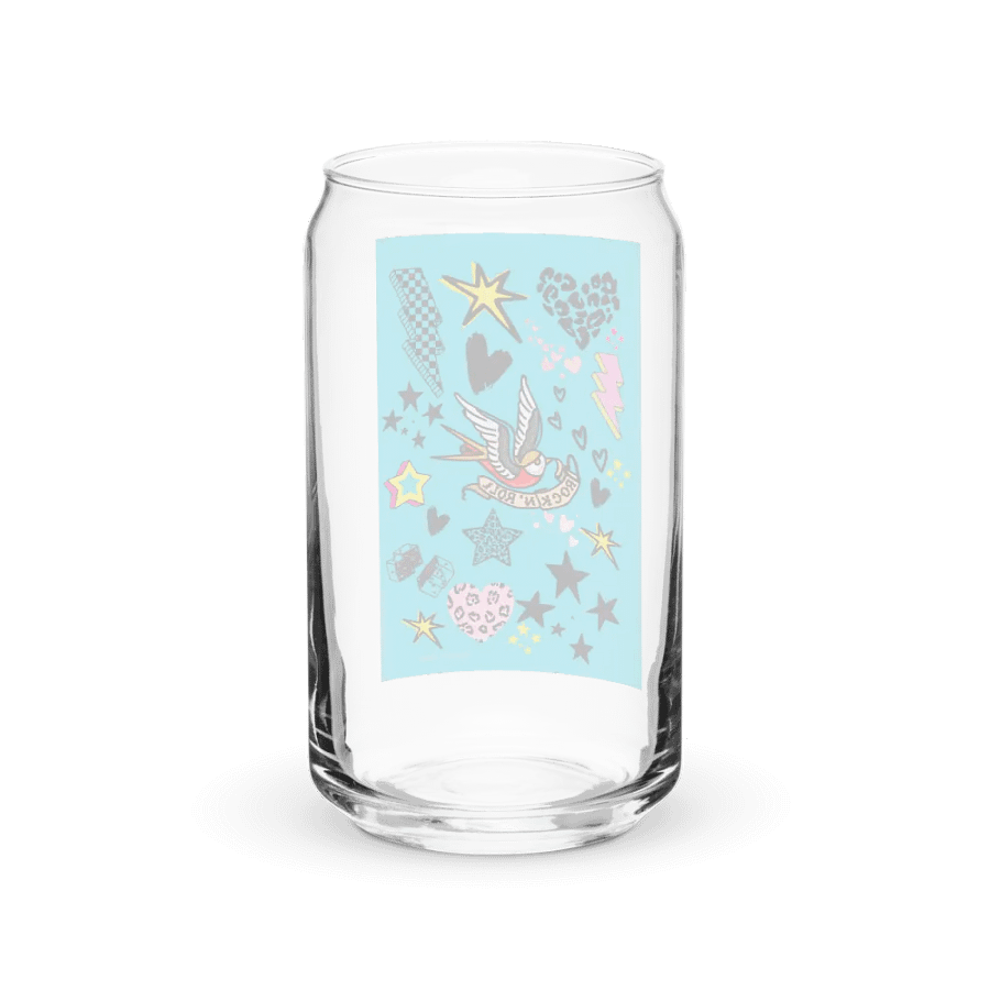 Rock 'n' Roll Can-Shaped Glass product image (2)