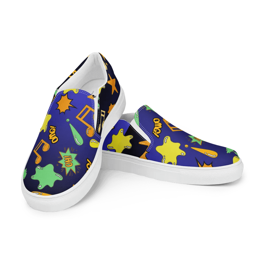 Pop-Art Explosion Slip-On Canvas Shoes product image (11)