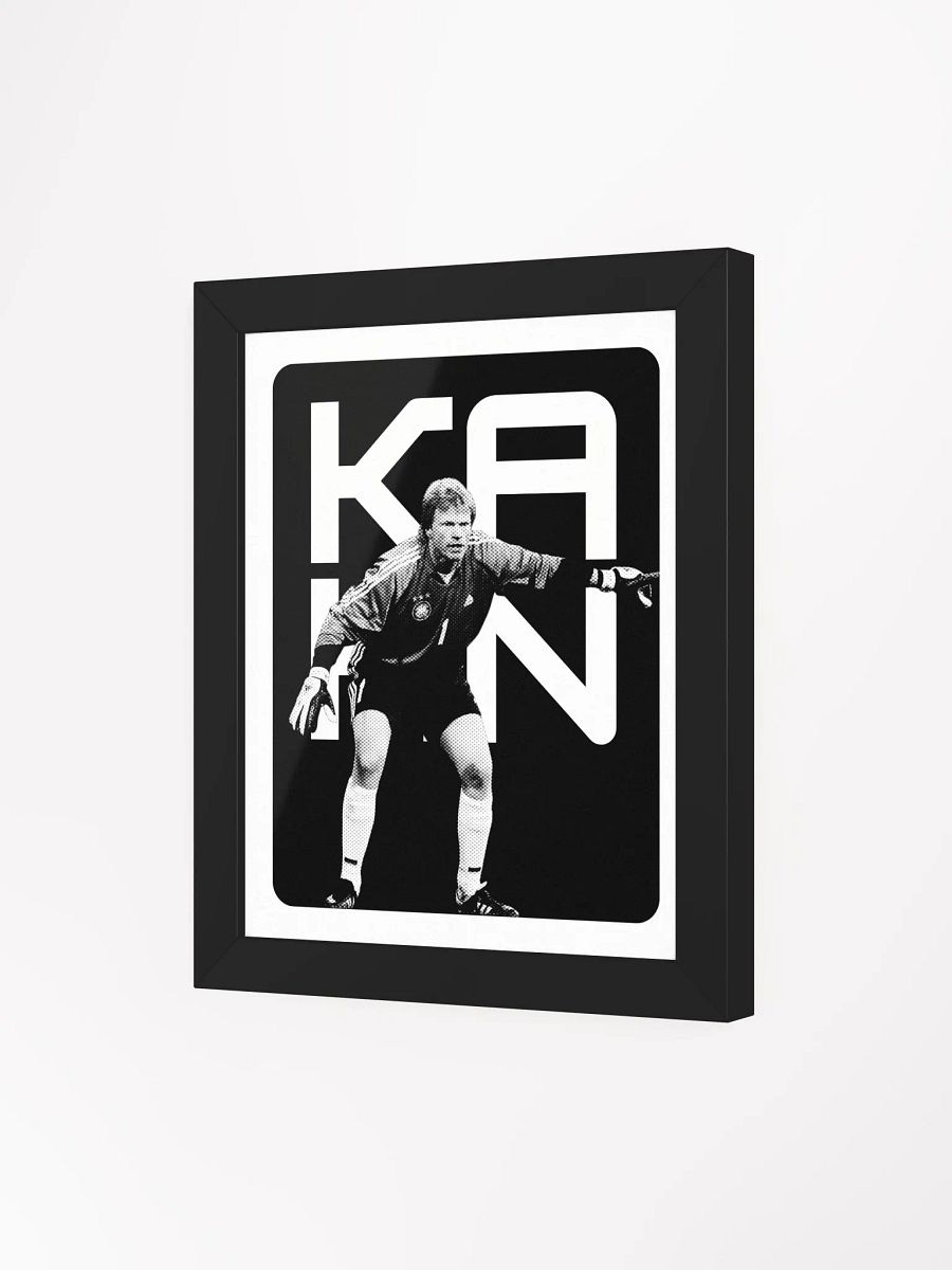 Oliver Kahn BW Germany Name Art Framed Print product image (1)