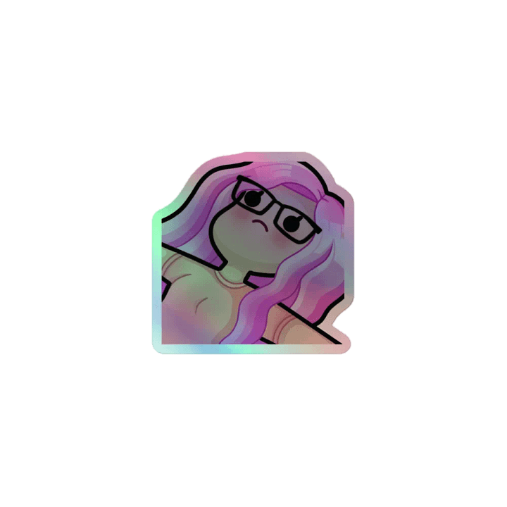 Holographic Over It Sticker product image (1)