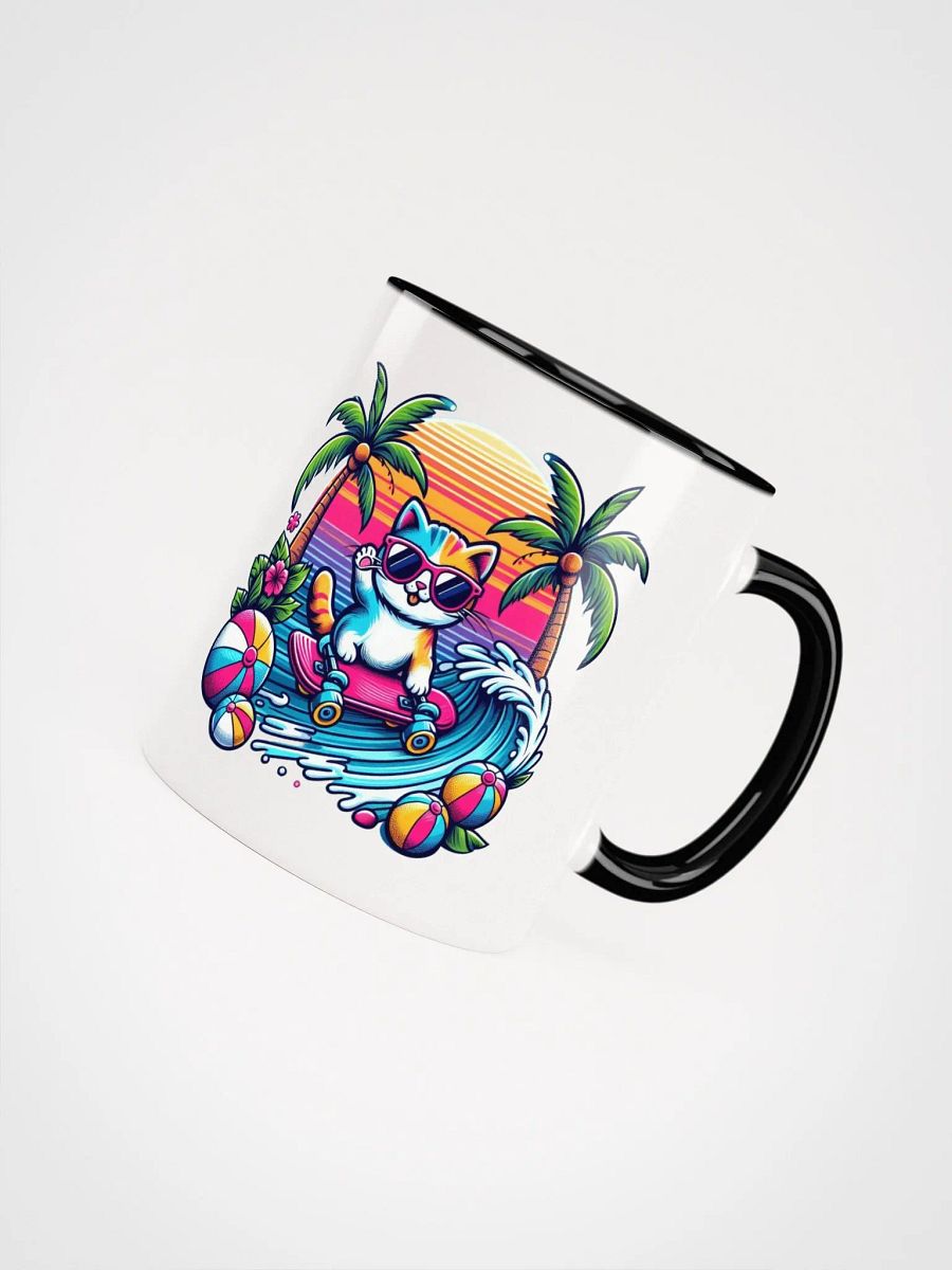 Vibrant Ceramic Mug with Colourful Interior product image (2)
