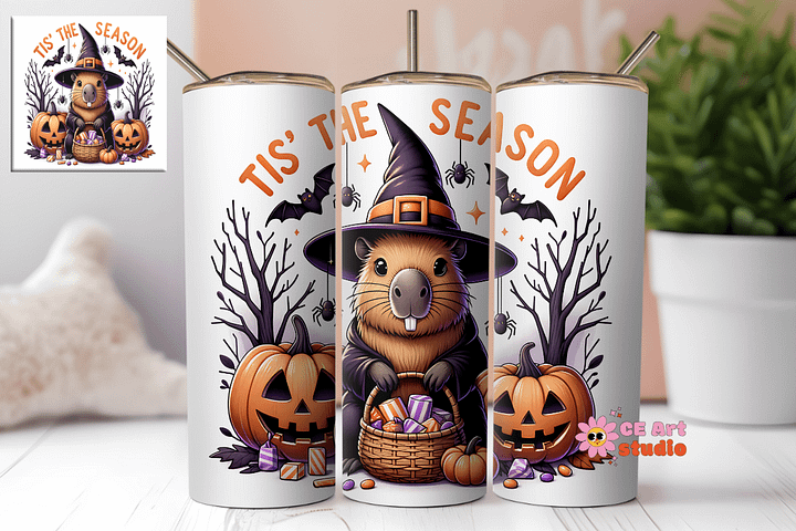Tis' The Season Tumbler Wrap PNG product image (1)