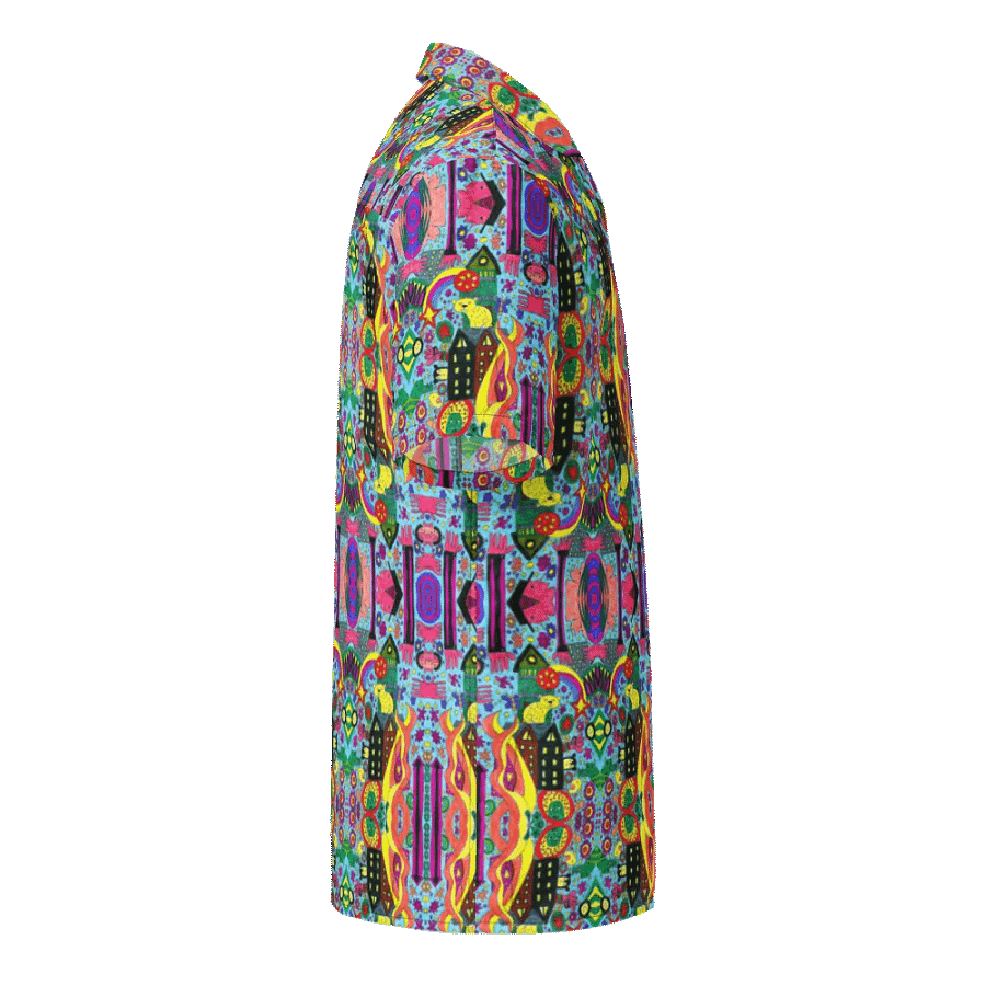 Abstract Doodle Art Joy Unisex Hawaiian Shirt product image (10)
