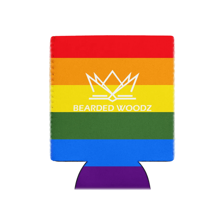 Coozie Can Cooler (Design: Bearded Woodz) Custom Pride product image (1)