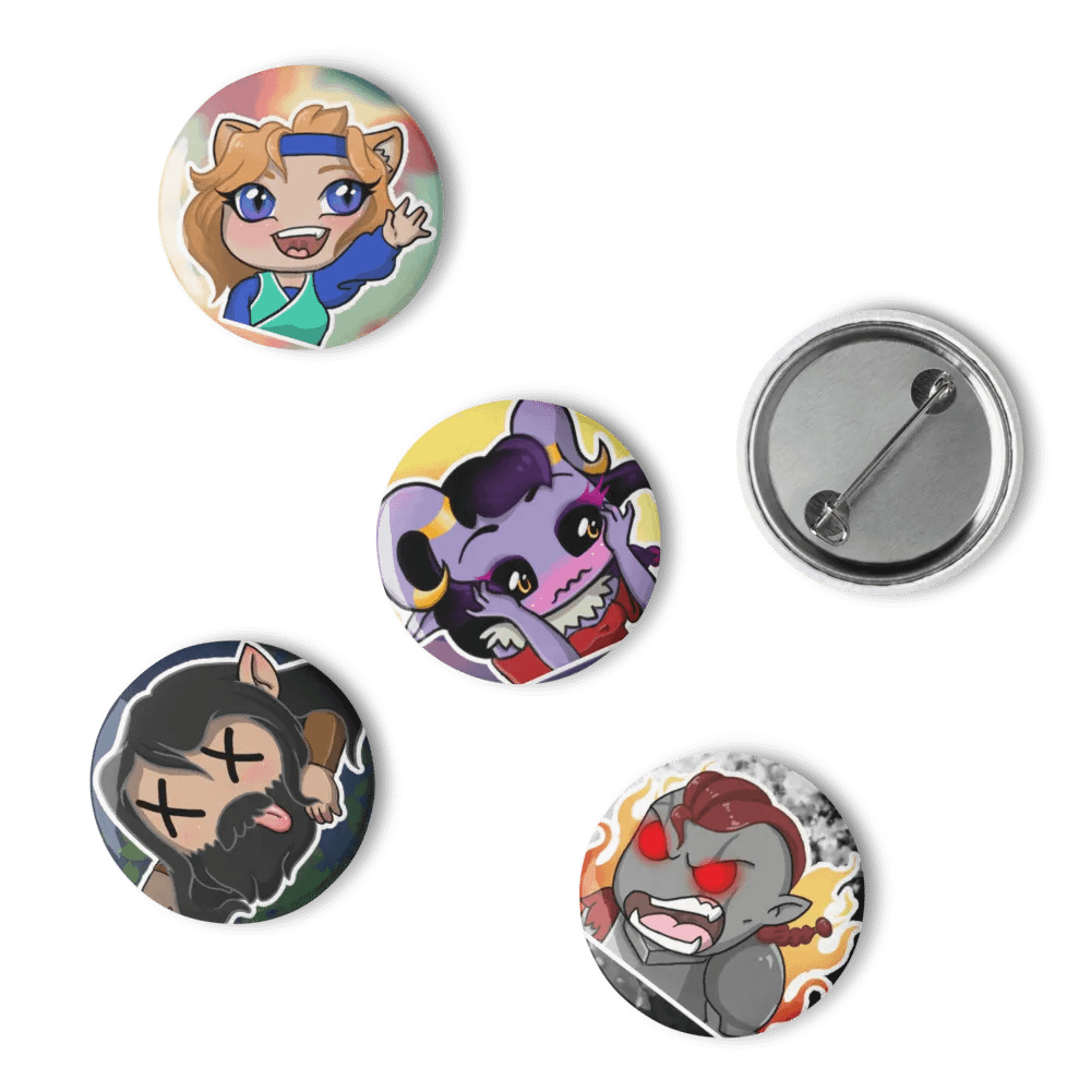 Main cast Emote Pins product image (15)