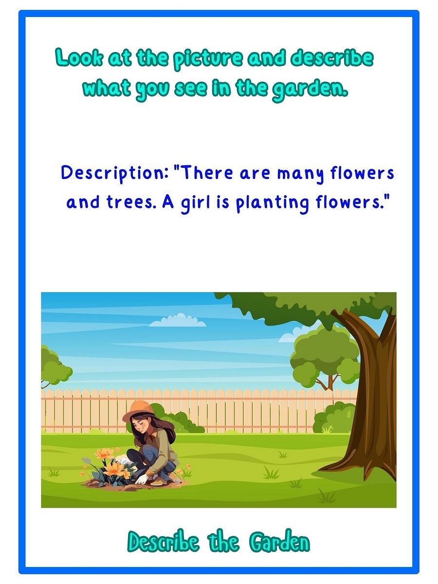 Picture Description Worksheets product image (4)