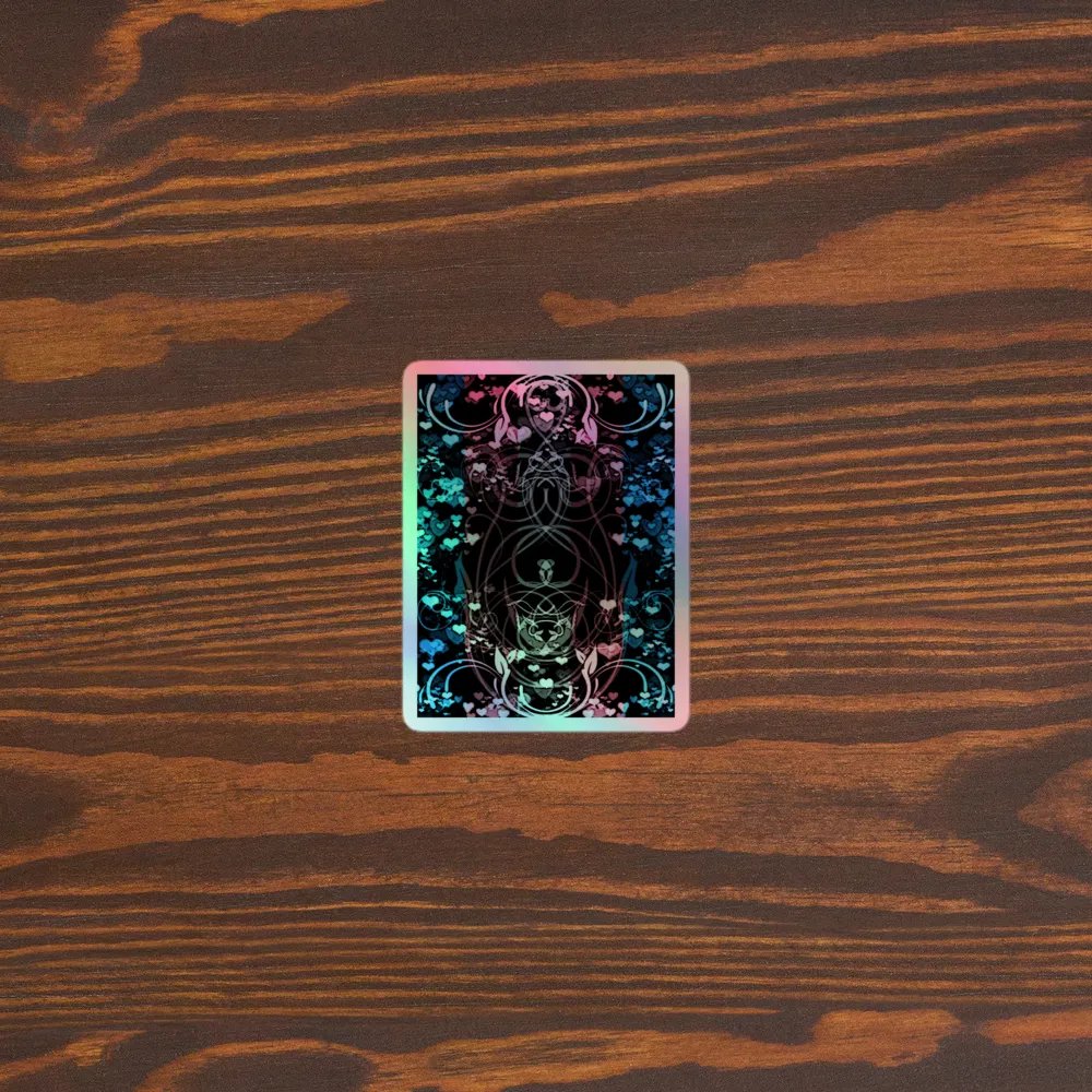 Transgender Pride Flag Sticker (Flourish Variation) product image (5)